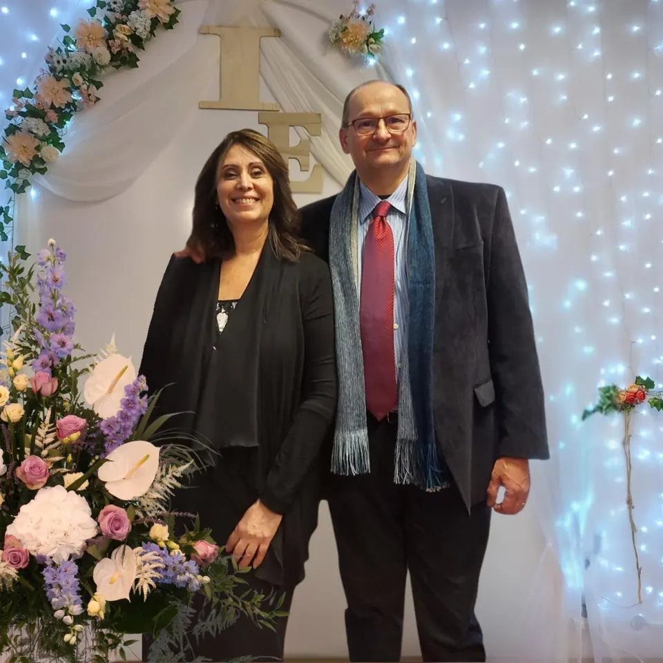 El pastor Felipe Albacete y su esposa, Patricia Fernández